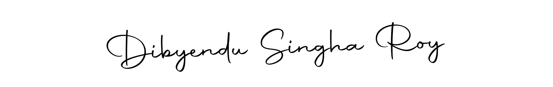 How to make Dibyendu Singha Roy name signature. Use Autography-DOLnW style for creating short signs online. This is the latest handwritten sign. Dibyendu Singha Roy signature style 10 images and pictures png