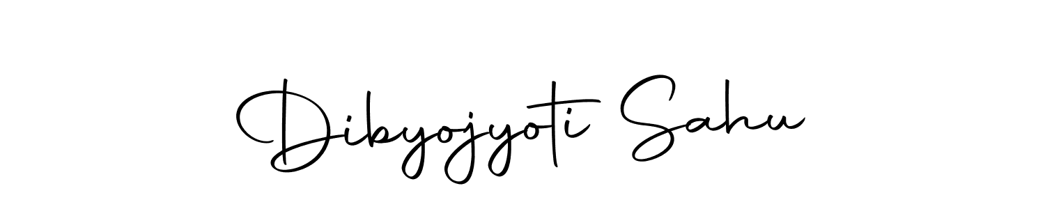 Create a beautiful signature design for name Dibyojyoti Sahu. With this signature (Autography-DOLnW) fonts, you can make a handwritten signature for free. Dibyojyoti Sahu signature style 10 images and pictures png