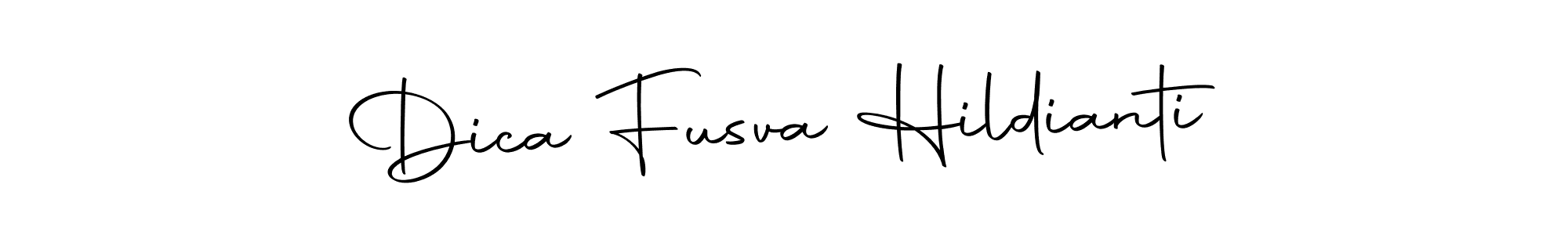It looks lik you need a new signature style for name Dica Fusva Hildianti. Design unique handwritten (Autography-DOLnW) signature with our free signature maker in just a few clicks. Dica Fusva Hildianti signature style 10 images and pictures png