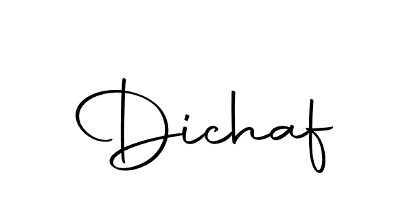 Design your own signature with our free online signature maker. With this signature software, you can create a handwritten (Autography-DOLnW) signature for name Dichaf. Dichaf signature style 10 images and pictures png