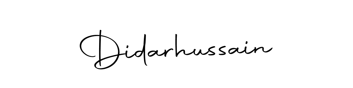You can use this online signature creator to create a handwritten signature for the name Didarhussain. This is the best online autograph maker. Didarhussain signature style 10 images and pictures png
