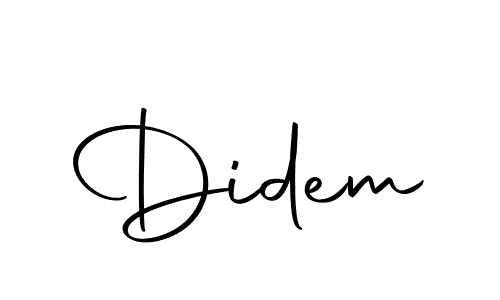 Also we have Didem name is the best signature style. Create professional handwritten signature collection using Autography-DOLnW autograph style. Didem signature style 10 images and pictures png