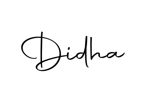 Make a beautiful signature design for name Didha. With this signature (Autography-DOLnW) style, you can create a handwritten signature for free. Didha signature style 10 images and pictures png