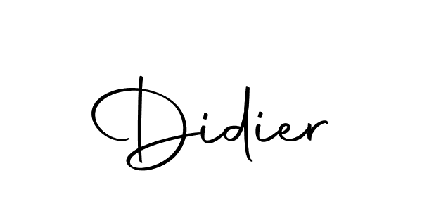 You should practise on your own different ways (Autography-DOLnW) to write your name (Didier) in signature. don't let someone else do it for you. Didier signature style 10 images and pictures png