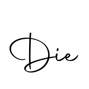 You should practise on your own different ways (Autography-DOLnW) to write your name (Die) in signature. don't let someone else do it for you. Die signature style 10 images and pictures png