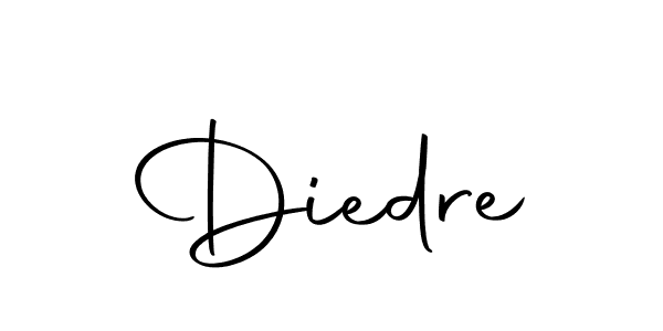 This is the best signature style for the Diedre name. Also you like these signature font (Autography-DOLnW). Mix name signature. Diedre signature style 10 images and pictures png