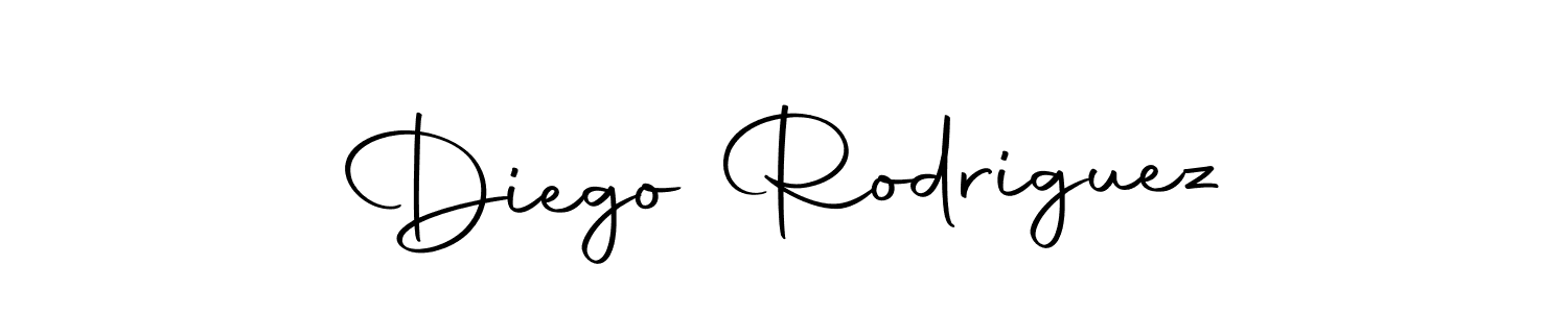 How to make Diego Rodriguez name signature. Use Autography-DOLnW style for creating short signs online. This is the latest handwritten sign. Diego Rodriguez signature style 10 images and pictures png