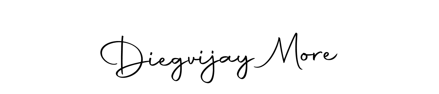 You should practise on your own different ways (Autography-DOLnW) to write your name (Diegvijay More) in signature. don't let someone else do it for you. Diegvijay More signature style 10 images and pictures png