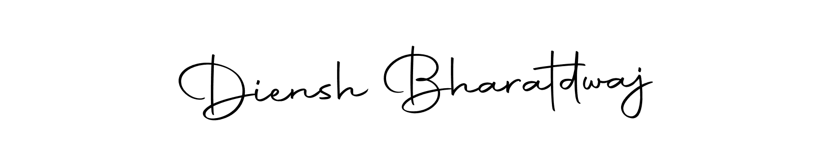 Create a beautiful signature design for name Diensh Bharatdwaj. With this signature (Autography-DOLnW) fonts, you can make a handwritten signature for free. Diensh Bharatdwaj signature style 10 images and pictures png