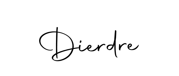 Use a signature maker to create a handwritten signature online. With this signature software, you can design (Autography-DOLnW) your own signature for name Dierdre. Dierdre signature style 10 images and pictures png