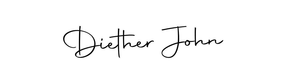 Make a beautiful signature design for name Diether John. Use this online signature maker to create a handwritten signature for free. Diether John signature style 10 images and pictures png