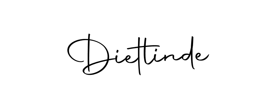 Dietlinde stylish signature style. Best Handwritten Sign (Autography-DOLnW) for my name. Handwritten Signature Collection Ideas for my name Dietlinde. Dietlinde signature style 10 images and pictures png