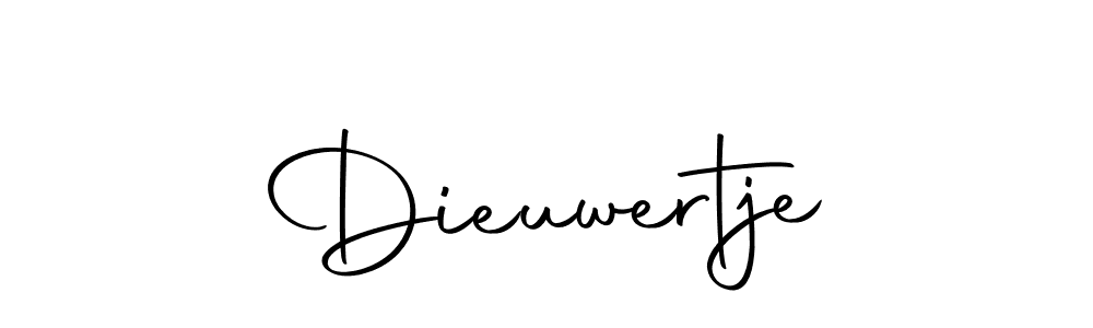 How to make Dieuwertje signature? Autography-DOLnW is a professional autograph style. Create handwritten signature for Dieuwertje name. Dieuwertje signature style 10 images and pictures png