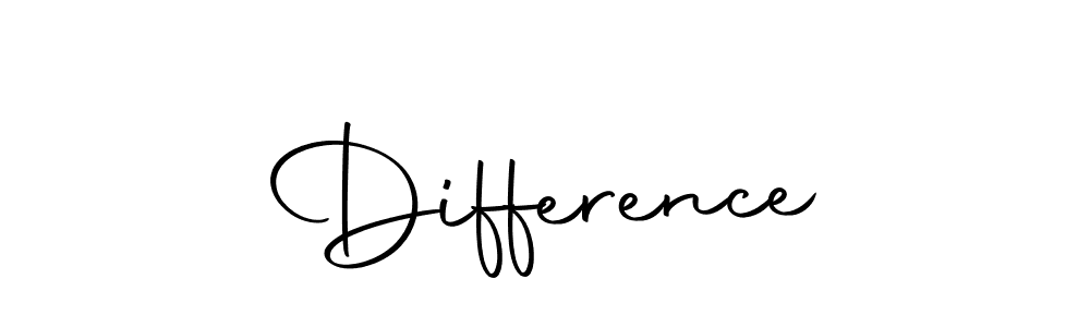 Also we have Difference name is the best signature style. Create professional handwritten signature collection using Autography-DOLnW autograph style. Difference signature style 10 images and pictures png