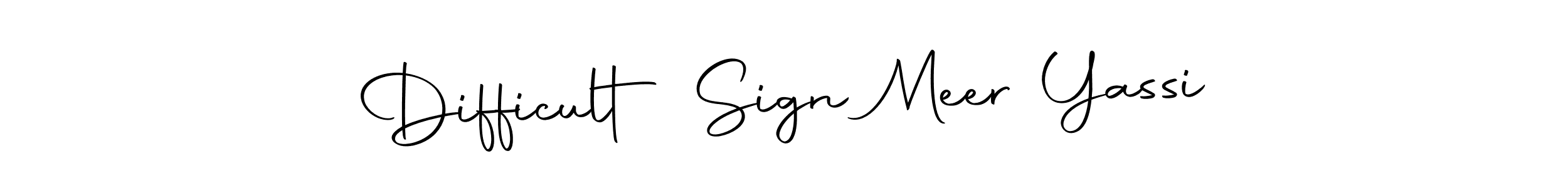 Autography-DOLnW is a professional signature style that is perfect for those who want to add a touch of class to their signature. It is also a great choice for those who want to make their signature more unique. Get Difficult Sign Meer Yassi name to fancy signature for free. Difficult Sign Meer Yassi signature style 10 images and pictures png