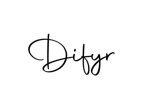 How to make Difyr name signature. Use Autography-DOLnW style for creating short signs online. This is the latest handwritten sign. Difyr signature style 10 images and pictures png