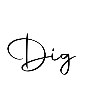 The best way (Autography-DOLnW) to make a short signature is to pick only two or three words in your name. The name Dig include a total of six letters. For converting this name. Dig signature style 10 images and pictures png