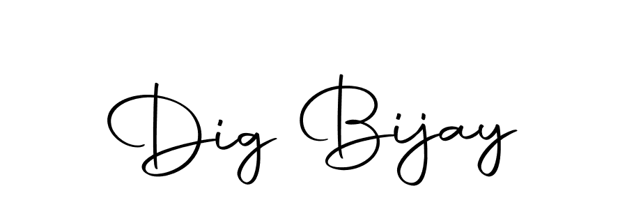 if you are searching for the best signature style for your name Dig Bijay. so please give up your signature search. here we have designed multiple signature styles  using Autography-DOLnW. Dig Bijay signature style 10 images and pictures png