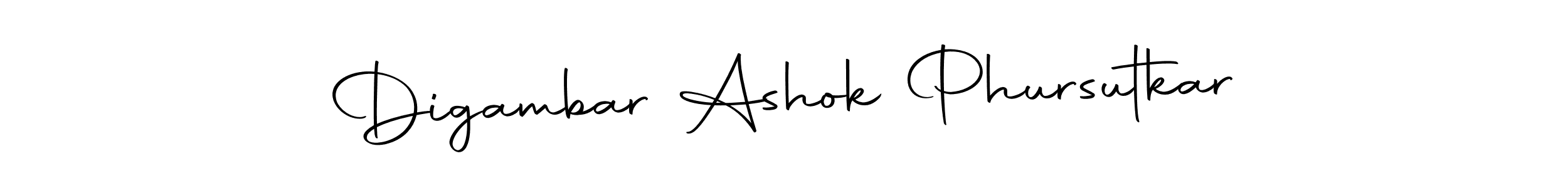 Here are the top 10 professional signature styles for the name Digambar Ashok Phursutkar. These are the best autograph styles you can use for your name. Digambar Ashok Phursutkar signature style 10 images and pictures png