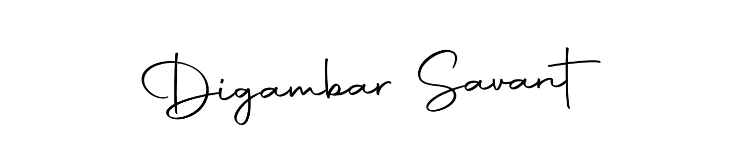 Create a beautiful signature design for name Digambar Savant. With this signature (Autography-DOLnW) fonts, you can make a handwritten signature for free. Digambar Savant signature style 10 images and pictures png