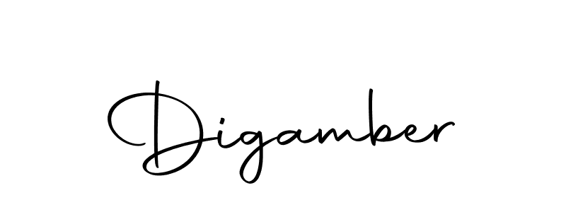 Create a beautiful signature design for name Digamber. With this signature (Autography-DOLnW) fonts, you can make a handwritten signature for free. Digamber signature style 10 images and pictures png