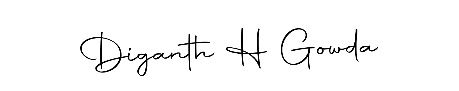 This is the best signature style for the Diganth H Gowda name. Also you like these signature font (Autography-DOLnW). Mix name signature. Diganth H Gowda signature style 10 images and pictures png