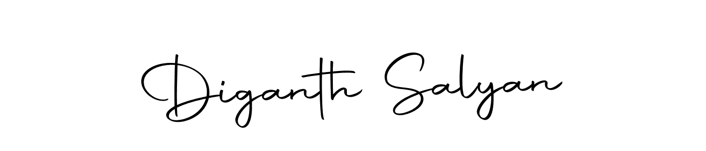 Use a signature maker to create a handwritten signature online. With this signature software, you can design (Autography-DOLnW) your own signature for name Diganth Salyan. Diganth Salyan signature style 10 images and pictures png