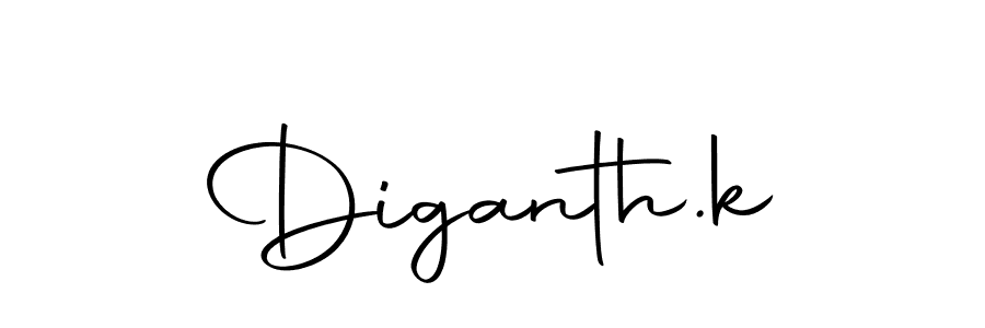 How to make Diganth.k signature? Autography-DOLnW is a professional autograph style. Create handwritten signature for Diganth.k name. Diganth.k signature style 10 images and pictures png