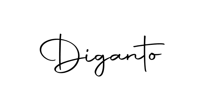 Design your own signature with our free online signature maker. With this signature software, you can create a handwritten (Autography-DOLnW) signature for name Diganto. Diganto signature style 10 images and pictures png