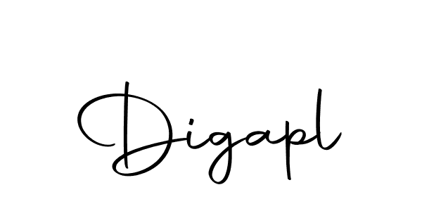 Design your own signature with our free online signature maker. With this signature software, you can create a handwritten (Autography-DOLnW) signature for name Digapl. Digapl signature style 10 images and pictures png