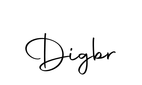 Create a beautiful signature design for name Digbr. With this signature (Autography-DOLnW) fonts, you can make a handwritten signature for free. Digbr signature style 10 images and pictures png