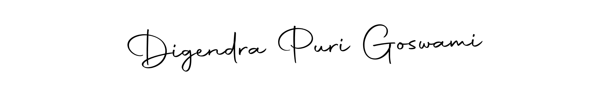 Design your own signature with our free online signature maker. With this signature software, you can create a handwritten (Autography-DOLnW) signature for name Digendra Puri Goswami. Digendra Puri Goswami signature style 10 images and pictures png