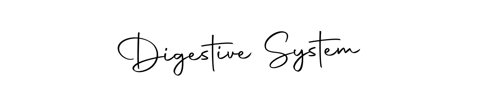 The best way (Autography-DOLnW) to make a short signature is to pick only two or three words in your name. The name Digestive System include a total of six letters. For converting this name. Digestive System signature style 10 images and pictures png