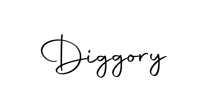 Design your own signature with our free online signature maker. With this signature software, you can create a handwritten (Autography-DOLnW) signature for name Diggory. Diggory signature style 10 images and pictures png