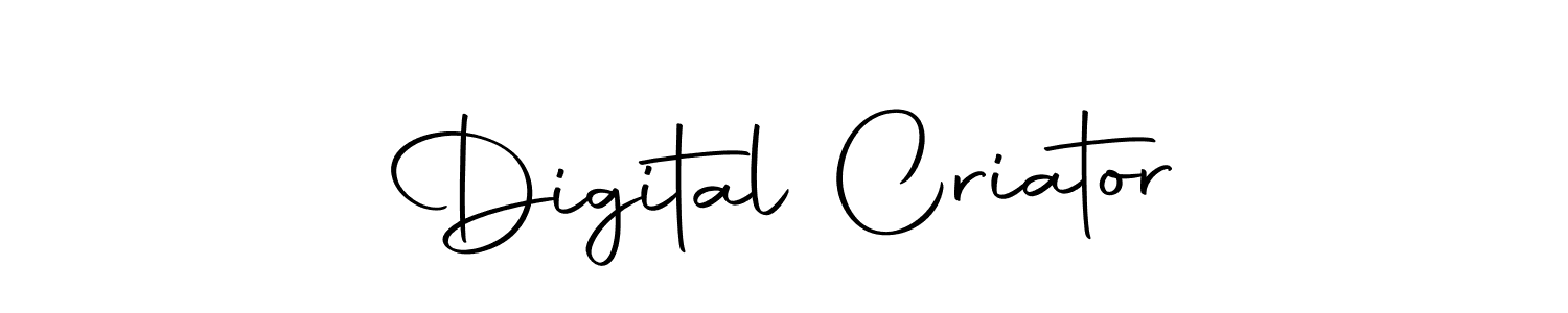 Design your own signature with our free online signature maker. With this signature software, you can create a handwritten (Autography-DOLnW) signature for name Digital Criator. Digital Criator signature style 10 images and pictures png