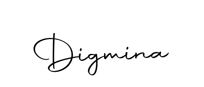 Create a beautiful signature design for name Digmina. With this signature (Autography-DOLnW) fonts, you can make a handwritten signature for free. Digmina signature style 10 images and pictures png