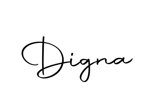 Digna stylish signature style. Best Handwritten Sign (Autography-DOLnW) for my name. Handwritten Signature Collection Ideas for my name Digna. Digna signature style 10 images and pictures png