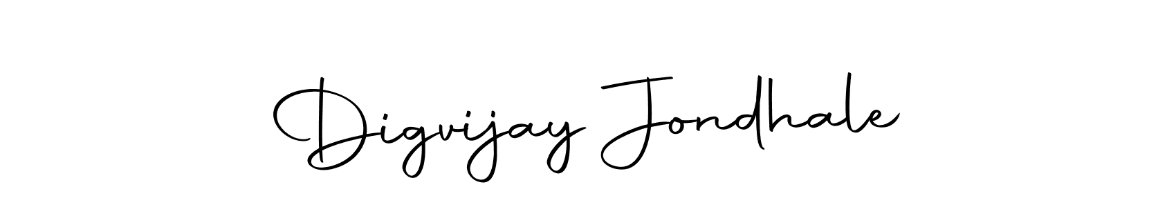 Digvijay Jondhale stylish signature style. Best Handwritten Sign (Autography-DOLnW) for my name. Handwritten Signature Collection Ideas for my name Digvijay Jondhale. Digvijay Jondhale signature style 10 images and pictures png