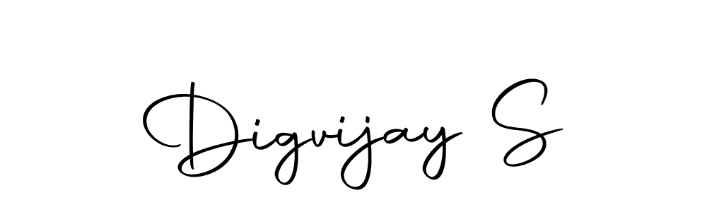 Create a beautiful signature design for name Digvijay S. With this signature (Autography-DOLnW) fonts, you can make a handwritten signature for free. Digvijay S signature style 10 images and pictures png