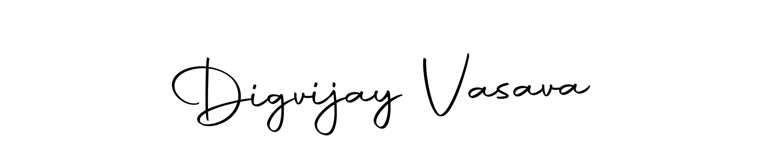 Design your own signature with our free online signature maker. With this signature software, you can create a handwritten (Autography-DOLnW) signature for name Digvijay Vasava. Digvijay Vasava signature style 10 images and pictures png