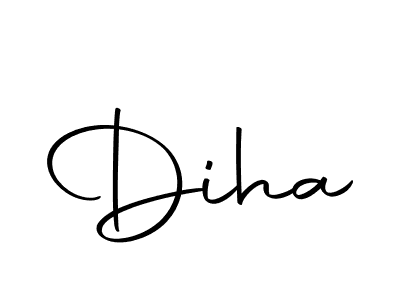Make a beautiful signature design for name Diha. Use this online signature maker to create a handwritten signature for free. Diha signature style 10 images and pictures png