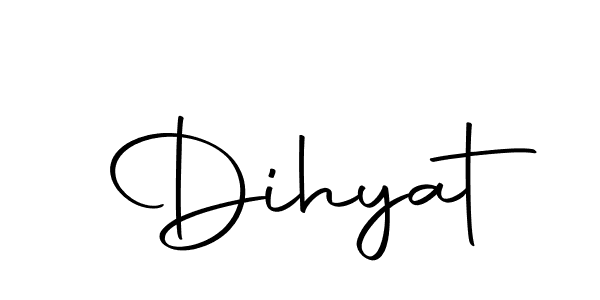 Make a beautiful signature design for name Dihyat. Use this online signature maker to create a handwritten signature for free. Dihyat signature style 10 images and pictures png