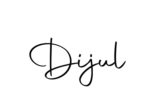 Make a beautiful signature design for name Dijul. With this signature (Autography-DOLnW) style, you can create a handwritten signature for free. Dijul signature style 10 images and pictures png