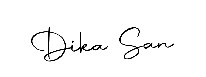 Make a beautiful signature design for name Dika San. Use this online signature maker to create a handwritten signature for free. Dika San signature style 10 images and pictures png