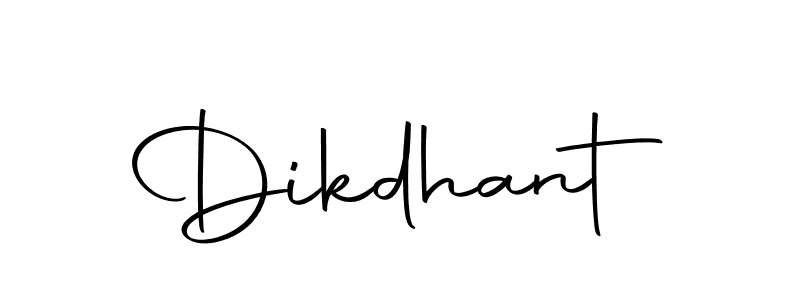 Also we have Dikdhant name is the best signature style. Create professional handwritten signature collection using Autography-DOLnW autograph style. Dikdhant signature style 10 images and pictures png