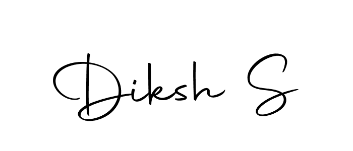 Once you've used our free online signature maker to create your best signature Autography-DOLnW style, it's time to enjoy all of the benefits that Diksh S name signing documents. Diksh S signature style 10 images and pictures png