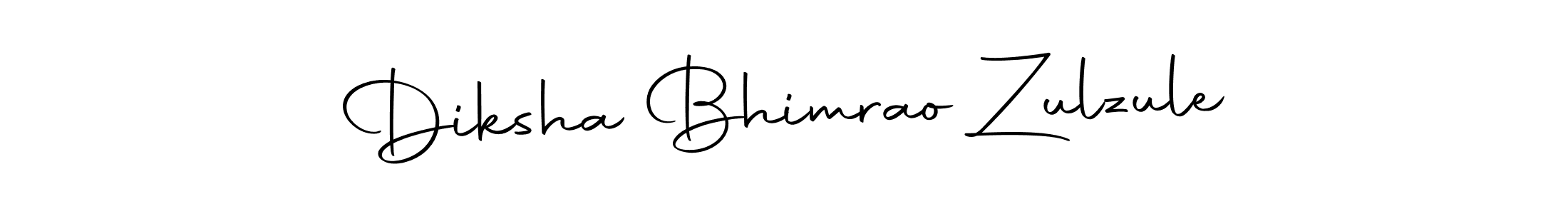 Diksha Bhimrao Zulzule stylish signature style. Best Handwritten Sign (Autography-DOLnW) for my name. Handwritten Signature Collection Ideas for my name Diksha Bhimrao Zulzule. Diksha Bhimrao Zulzule signature style 10 images and pictures png