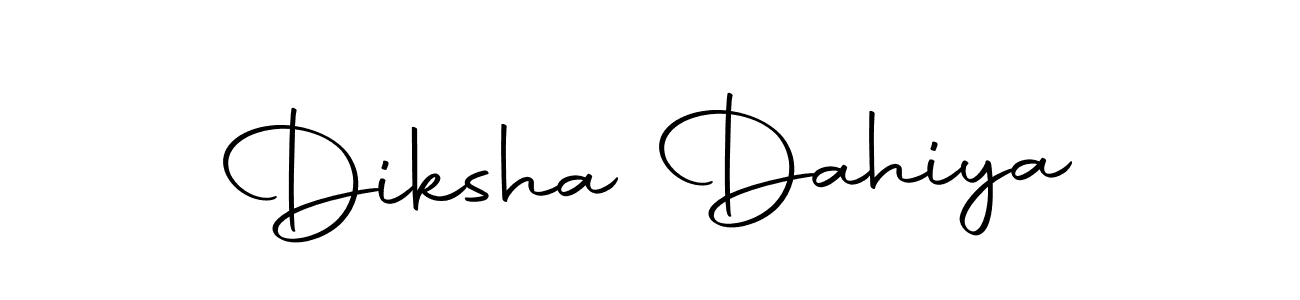 Also we have Diksha Dahiya name is the best signature style. Create professional handwritten signature collection using Autography-DOLnW autograph style. Diksha Dahiya signature style 10 images and pictures png