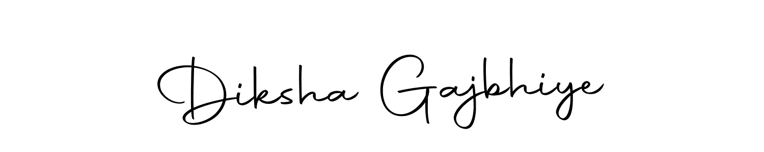 Design your own signature with our free online signature maker. With this signature software, you can create a handwritten (Autography-DOLnW) signature for name Diksha Gajbhiye. Diksha Gajbhiye signature style 10 images and pictures png