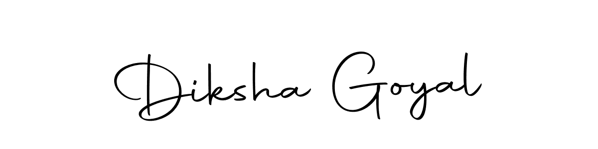 Design your own signature with our free online signature maker. With this signature software, you can create a handwritten (Autography-DOLnW) signature for name Diksha Goyal. Diksha Goyal signature style 10 images and pictures png